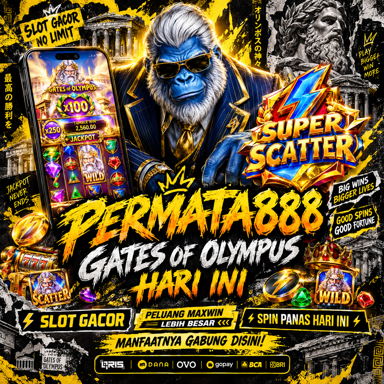 PERMATA888 Front Black 